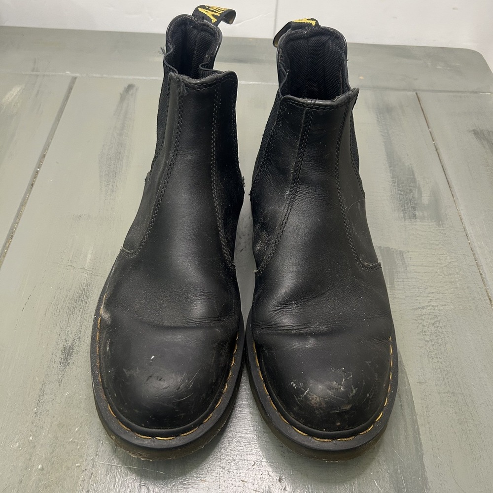 Doc Marten 2976SR Full Grain Leather Safety Shoe Mens Size 8M Bouncing Soles